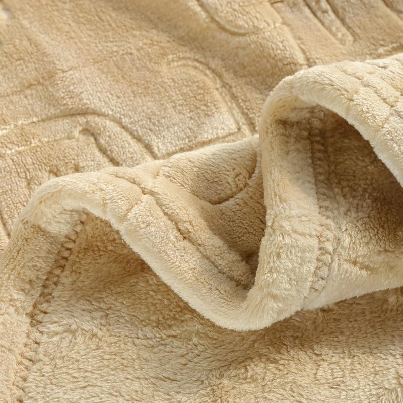 BORITAR 3D Printed Animal Baby Blanket Ultra Soft Fleece Blankets for Boys Girls, Warm and Lightweight Toddler Receiving Blanket for Crib Stroller, 30x40 Inch, Khaki - Image 3